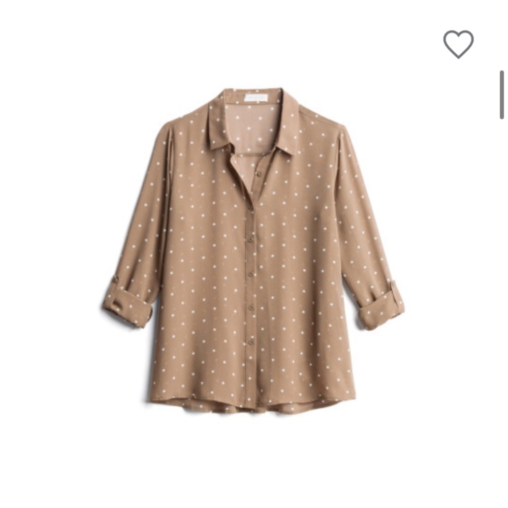 2 for $20 🍀 Brown Sophie Rue Button Down